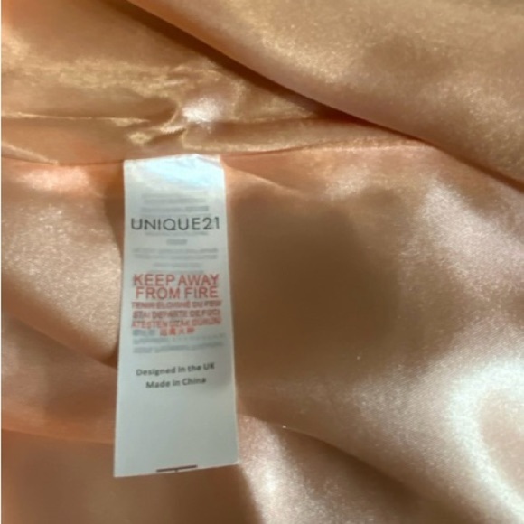 Unique21 🌸Tailored🌸 Shimmer Mini Blazer Dress - SZ 6 - Picture 13 of 16